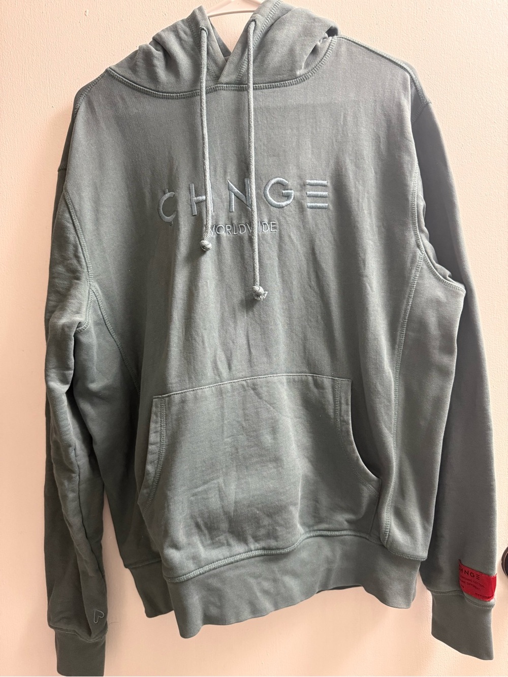 CHNGE Sage Green Pullover Hoodie